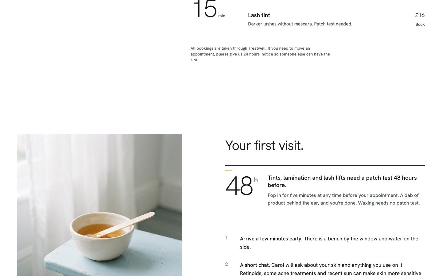 Brisa website section