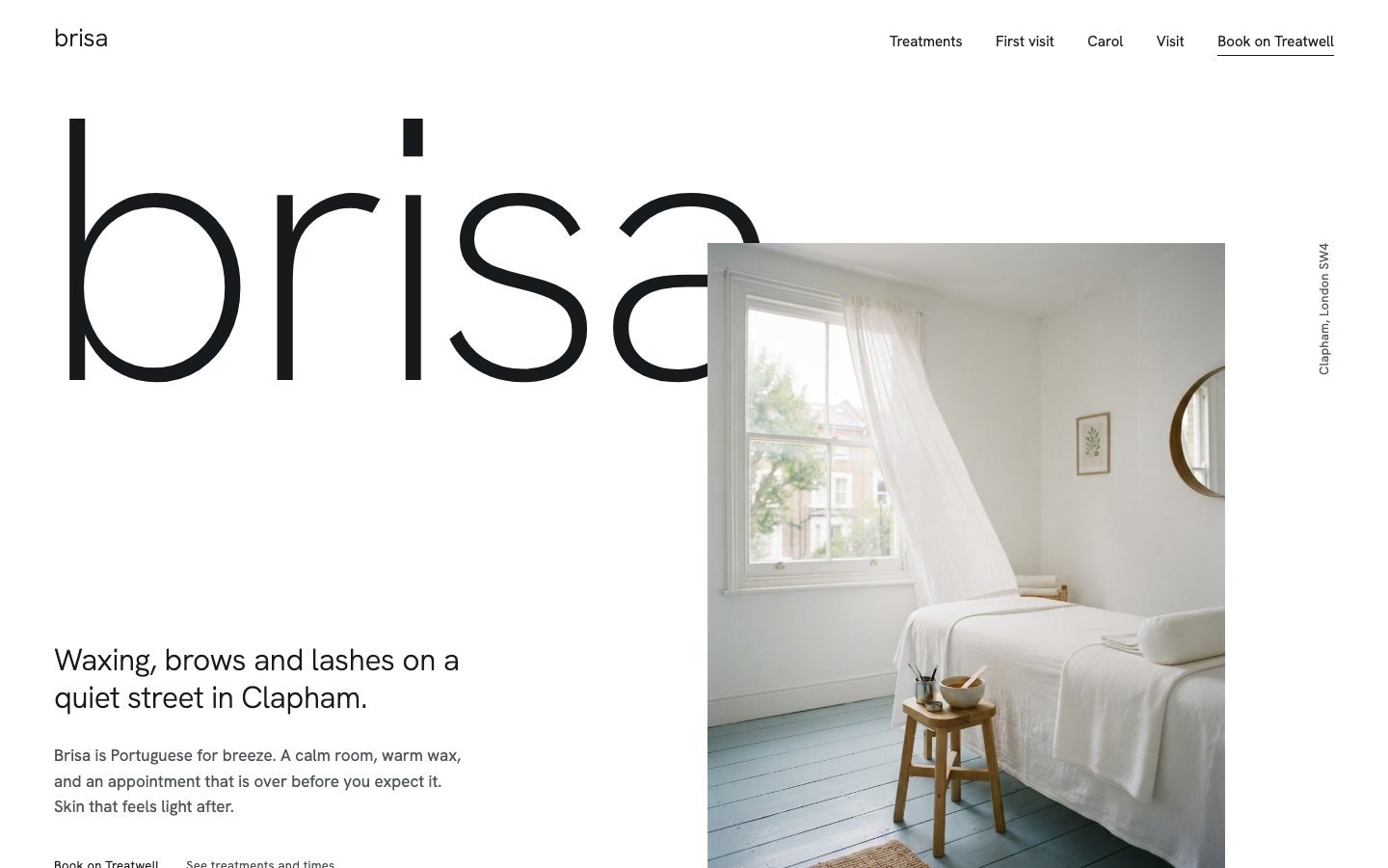 Brisa homepage